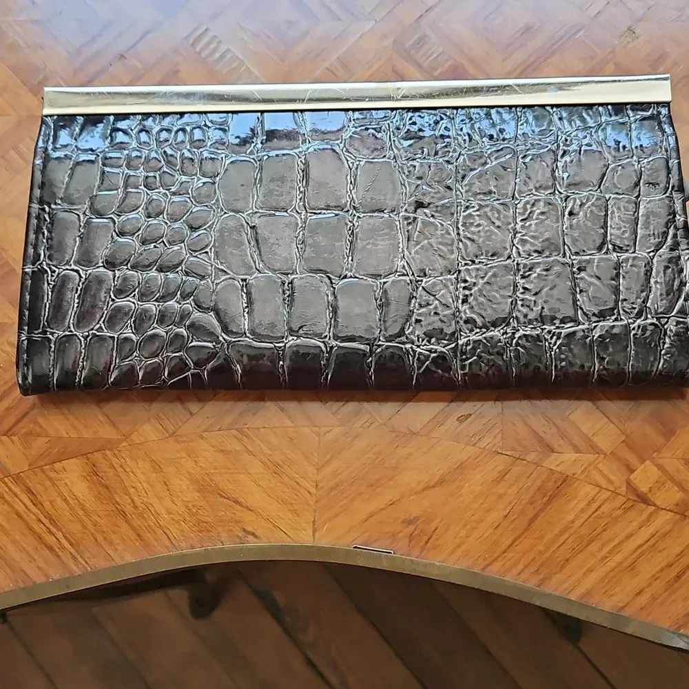 Crocodile-Embossed Wallet